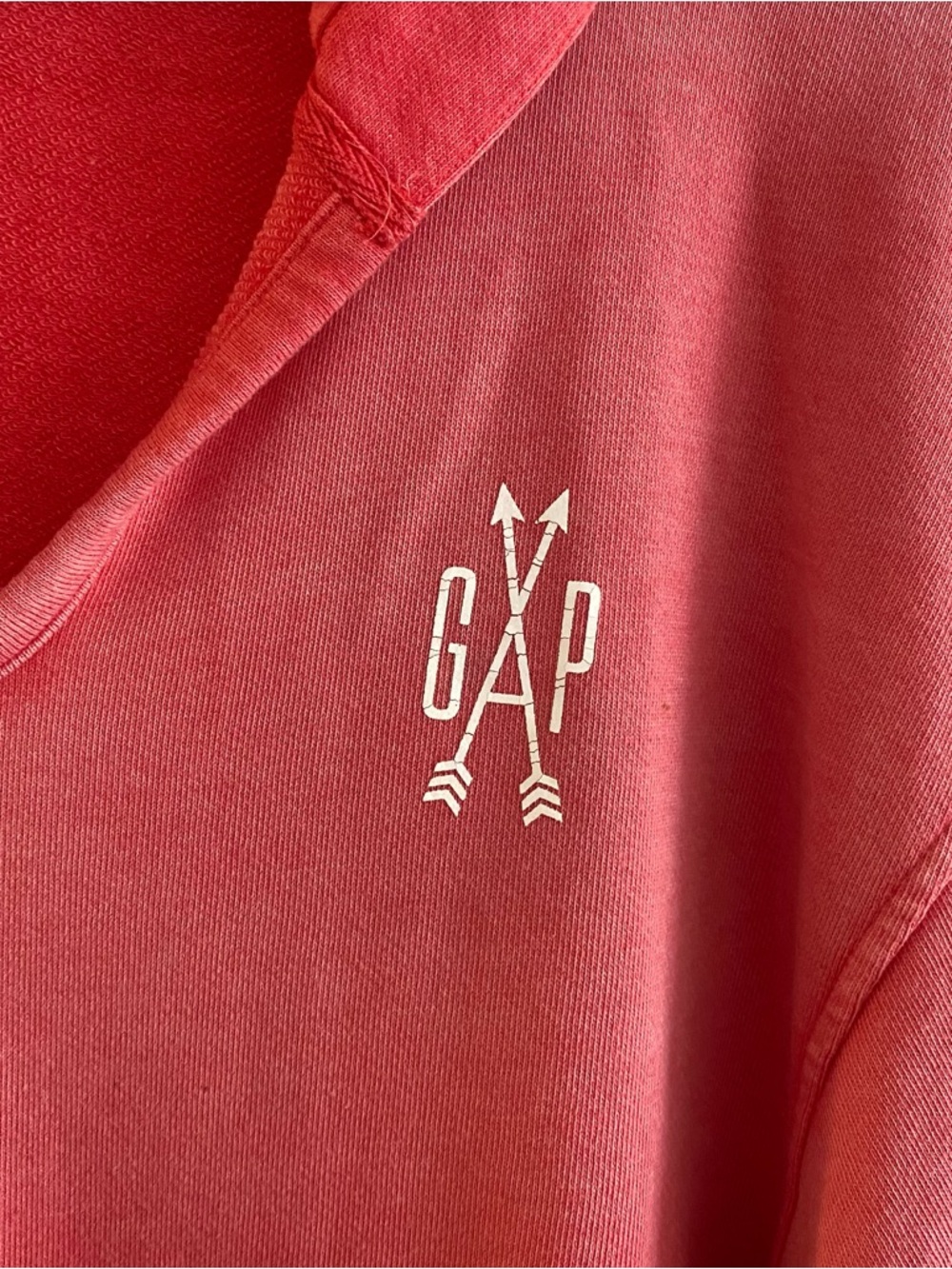 GAP Bright Coral hoodie - Picture 2 of 4